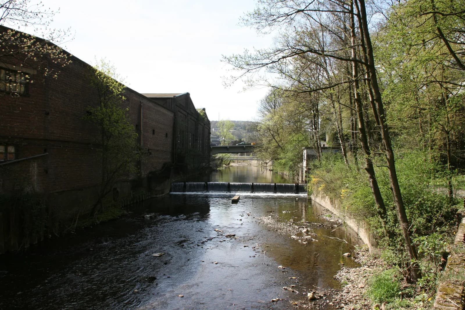 Ehemalige Fabrikgebäude an der Ennepe in Gevelsberg