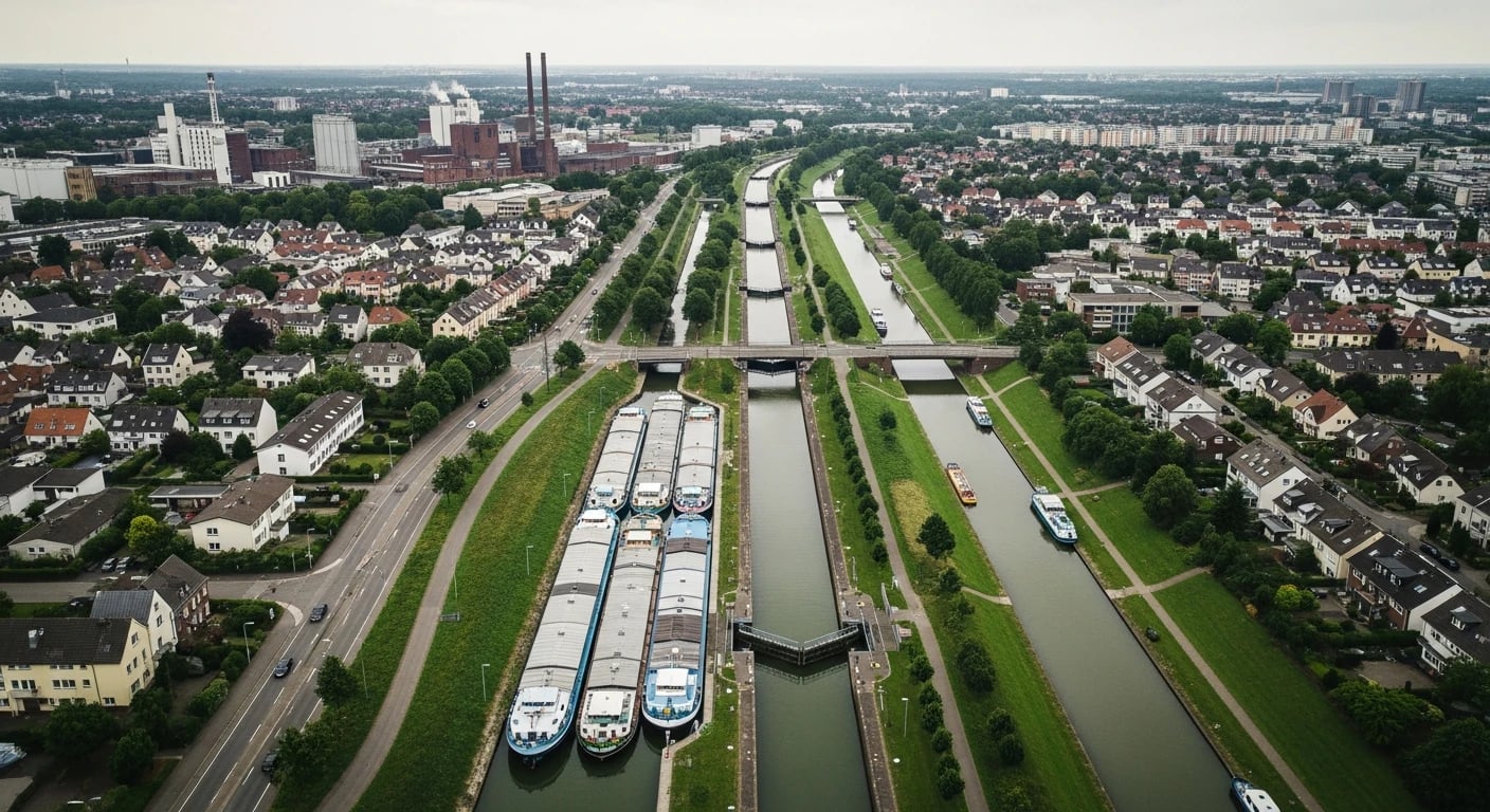 Dortmund Mengede Westfalenkanal – Monteurzimmer im ruhigen Norden
