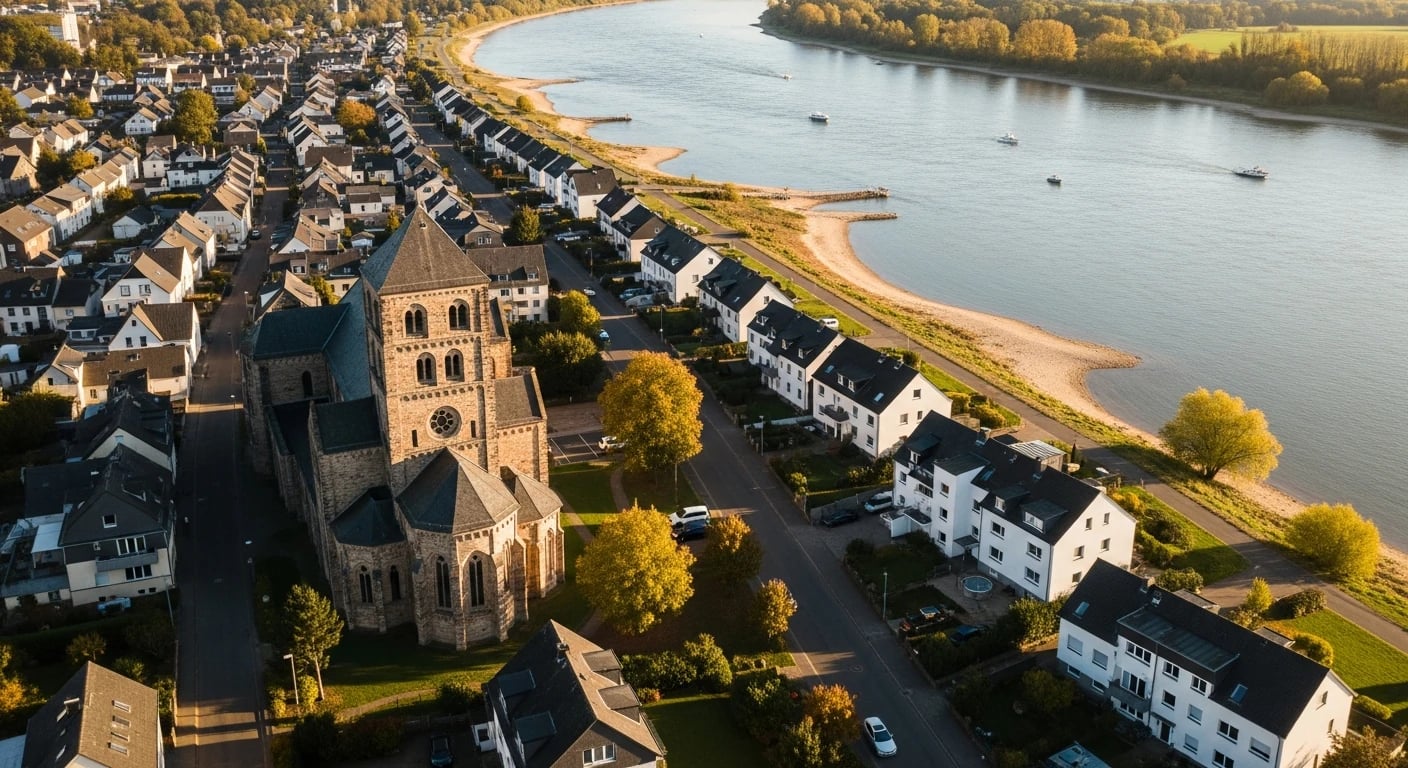 Leverkusen Hitdorf Rheinufer – Monteurzimmer direkt am Rhein